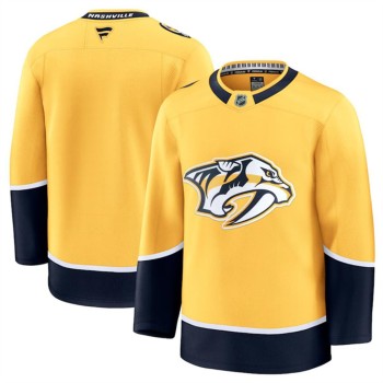 Youth Nashville Predators Blank Gold 2024-25 Home Stitched Hockey Jersey
